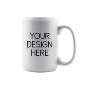 Customizable Coffee Mug Available For Custom Design by Printastik in Edina, MN.