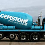 Cemstone Cement truck featuring custom printed exterior from Printastik in Edina, Minnesota.