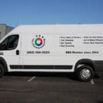 G & B Environmental Inc. van featuring custom printed exterior from Printastik in Edina, MN.