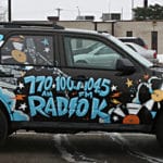 A wrapped Radio K FM SUV featuring custom printed exterior from Printastik in Edina, MN