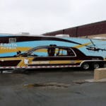 Minnesota State Patrol trailer with fully printed exterior by Printastik in Edina, MN